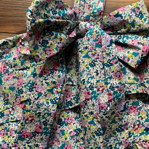 J.CREW One-Shoulder Dress Liberty Claire-Aude Floral Sz 0 Island Multi - Picture 4 of 11